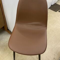 椅子　No.12306　ブラウン　チェア　【リサイクルショップど...