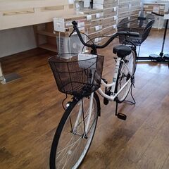 ☆ジモティ割あり☆ 自転車 27インチ ホワイト クリーニング済み MT1434