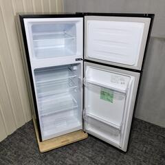 🙇‍♂️売約済み❌6401‼️配送設置は無料🙌‼️最新2022年製✨ブラックインテリア✨Hisense 120L 2ドア 冷蔵庫