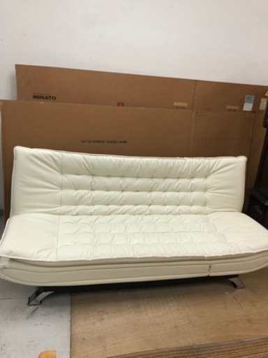 ⭐️NシールドロックIVニトリ合皮ソファーベット⭐️