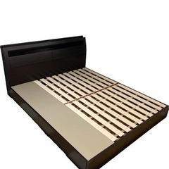 錦之堂 クイーンサイズ ベッドフレーム 木製 ベッド 引き出し ...