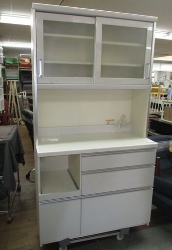 R304 PAMOUNA キッチンボード、食器棚、幅105cm Used・美品