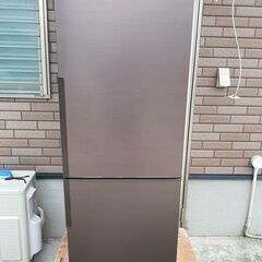 【糸島市内 送料無料】　シャープ 冷蔵庫 271L 大きめ2ドア 2017年製　SJ-PD27C-T #48172-2-025 糸島市内 送料無料】 シャープ 冷蔵庫 271L 大きめ2ドア 2017年製 SJ