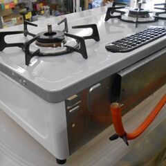 ②LPガス ガステーブル 2018年製 RT64JHD 幅59cm リンナイ ガスコンロ