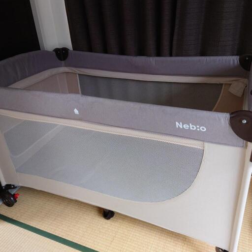 そいねーる＋ロング マットレス付き ナチュラル　ベビーベッド キャスター付き そいねーるロングベビーベッド（ナチュラル）キャスター付そいねーる