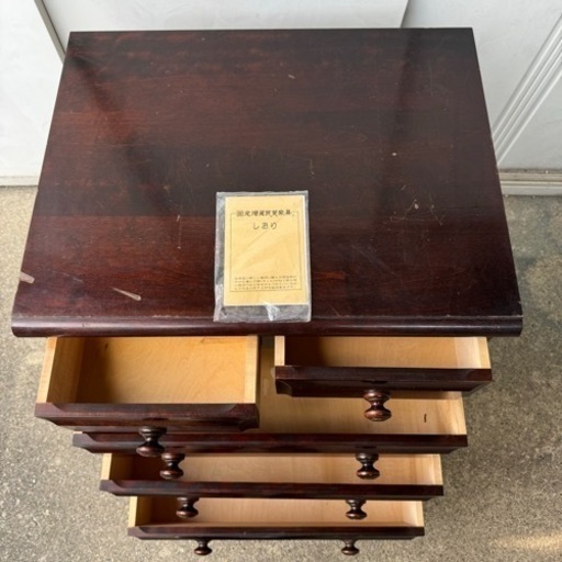 北海道民芸家具 樺材 重ね キャビネット 飾り棚 食器棚 本棚 引き出し