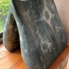 薩摩焼の大きな置物　陶芸家作品