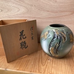 花瓶💐信楽焼📦木箱付き