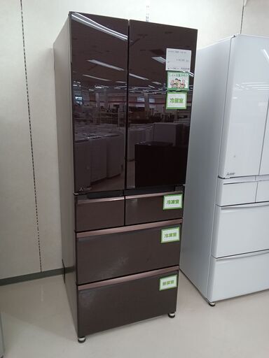 ★ジモティ割あり★ MITSUBISHI 冷蔵庫 MR-WX60C 600L 17年製 動作確認／クリーニング済み TC3302