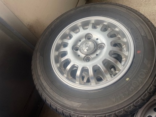 145R12 6PR LTアルミ　タイヤホイールセット
