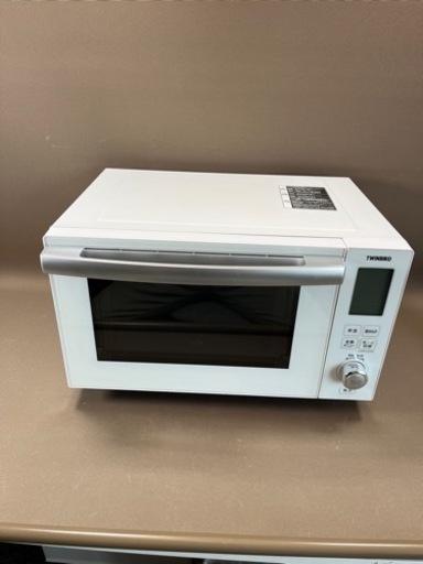 TWINBIRD ツインバード オーブンレンジ 2019年製　DR-E861W ホワイト/白 フラット庫内 電子レンジ