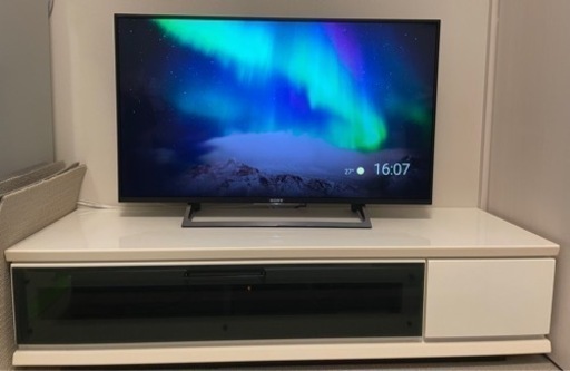 ソニー 43V型  4K 液晶テレビ　ニトリ　テレビ台セット