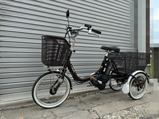 自転車 電動アシスト付き三輪自転車