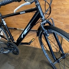 【AMERICAN EAGLE VAIL前後タイヤ・チューブ新品！】泥除け付き 3×6速　700×28cクロスバイク　ブラック