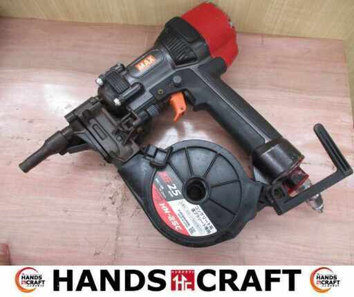 マックス MAX HN-25C スーパーネイラ 高圧用 中古品 コンクリート用 直プラシート専用【ハンズクラフト宜野湾店】