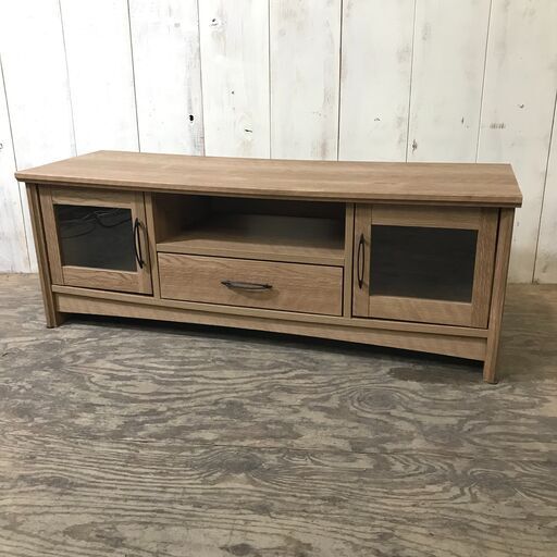 終 朝日木材加工 テレビ台 GRC-4012AV テレビボード 木目調 幅115 x 奥行39 x 高さ42cm 家具 収納 24f菊E