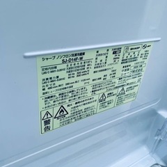  ♦️SHARPノンフロン冷凍冷蔵庫 【2020年製】SJ-D17F-S