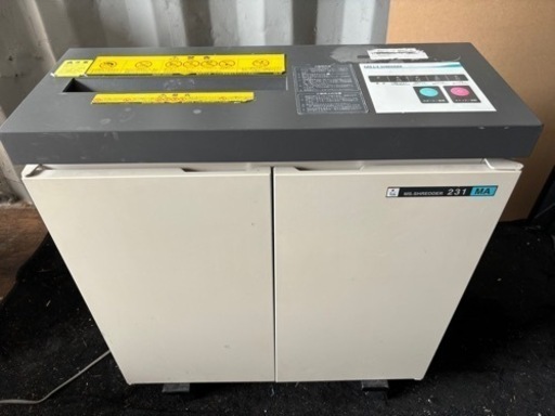 明光商会 業務用 オフィスシュレッダー MSシュレッダー 231MA AC100V 2001年製