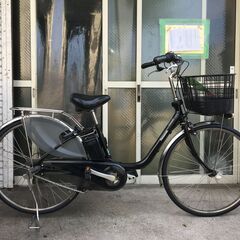 地域限定送料無料　パナソニック　ビビ　DX　16AH　新基準　子供乗せ　黒　パスウィズ　アシスタ　神戸市　電動自転車