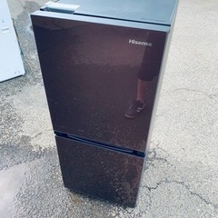 ♦️Hisense2ドア冷凍冷蔵庫【2017年製】HR-G13A-BR
