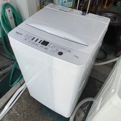 【リサイクルサービス八光】2020年製　ハイセンス 全自動洗濯機 ホワイト HW-T55D [洗濯5.5kg /乾燥機能無 /上開き]