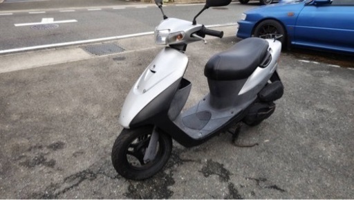 SUZUKI レッツ2 銀色 原付メットインスクーター 2サイクル 福岡市南区