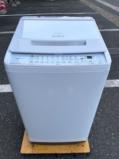 【分解洗浄済】洗濯機 日立 2021年 BW-V70GE9 7kg せんたくき【安心の3ヶ月保証★送料に設置込】自社配送時代引き可※現金、クレジット、スマホ決済対応※