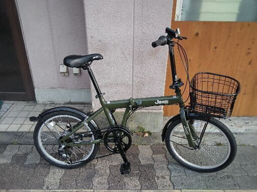 Jeep[ジープ]20吋 折り畳み自転車 外装6段/マットカーキ