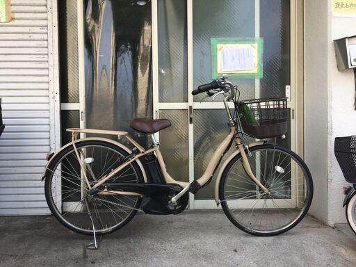 地域限定送料無料　ヤマハ　パス　ナチュラ　新基準　8,7AH　子供乗せ　アイボリー　アシスタ　ビビ　神戸市　電動自転車