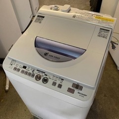♦️SHARP 電気洗濯乾燥機　【2014年製】ES-TG55L-A