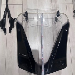 YAMAHA ヤマハ Y\'s gear ワイズギア Tricity トリシティ125 155 用 超ロングスクリーン ハイスクリーン ウインドスクリーン 風防
