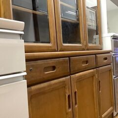 福岡 リサイクルショップ 一生紀 レンジボード 2面 キッチンボード 