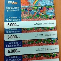 エディオン　ギフトカード　24000円分　2025.6.30まで