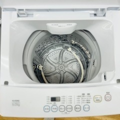 【一年保証対象商品】ELSONIC　全自動洗濯機　EM-L55L　2023年製