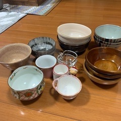 [無料お渡し]茶碗類(陶器・ガラス・木製)