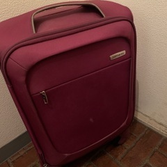 サムソナイト　スーツケース　ワインレッド