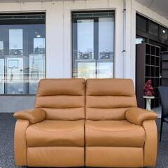 ニトリ 電動リクライニング 2Pレザーソファ