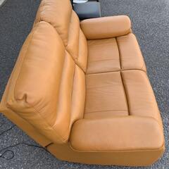 ニトリ 電動リクライニング 2Pレザーソファ