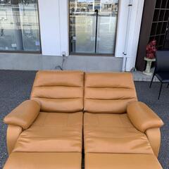 ニトリ 電動リクライニング 2Pレザーソファ
