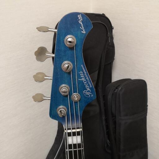 Bacchus WL4-FM CUSTOM/R BLUE OIL 　エレキベース