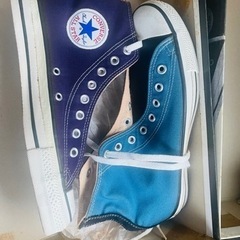 新品未使用★CONVERSEコンバース★90年代90sUSA製スニーカーALL STARオールスターハイカットHIマルチカラーデットストック