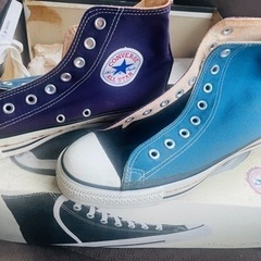 新品未使用★CONVERSEコンバース★90年代90sUSA製スニーカーALL STARオールスターハイカットHIマルチカラーデットストック