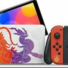 Nintendo Switch 有機EL スカーレット・バイオレ...