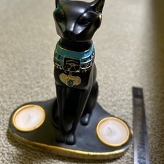 黒猫　エジプト　キャンドル