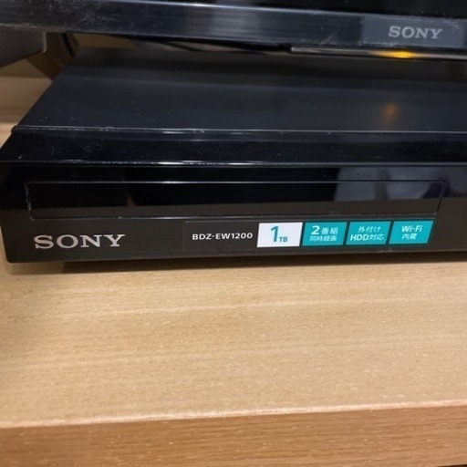 SONYブルーレイレコーダー BDZ-EW1200