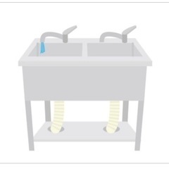 azuma 東製作所 2槽シンク 流し台 