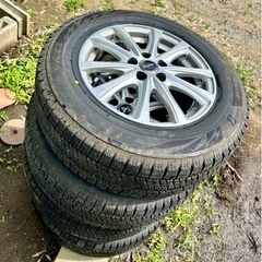 スタッドレスタイヤホイールセット ナット付　ブリザックVRX2 155/65Ｒ13 TOPRUN RD5 ブリヂストン 23年製BLIZZAK VRX2 スタッドレスタイヤ 4本セット
