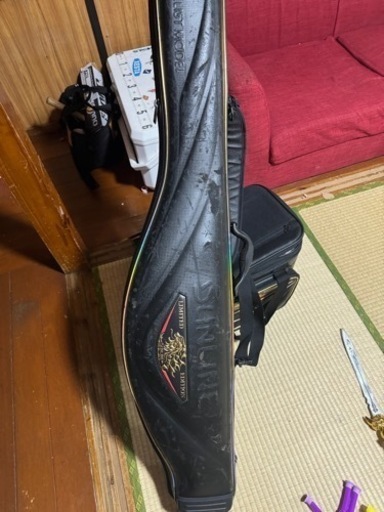 【中古】サンラインステータス　ロッドケース　磯クールバッグ 35周年記念モデル