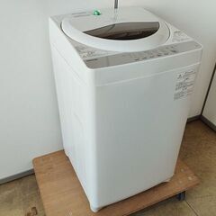 東芝　全自動洗濯機　AW-5G6　5K『中古良品,』2019年式