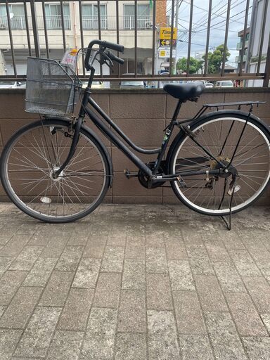 リサイクルショップどりーむ荒田店 No1287 自転車　シティサイクル　２７インチ　ギア切り替え付き♪　LEDオートライト付き♪　鍵付き♪　整備済♪